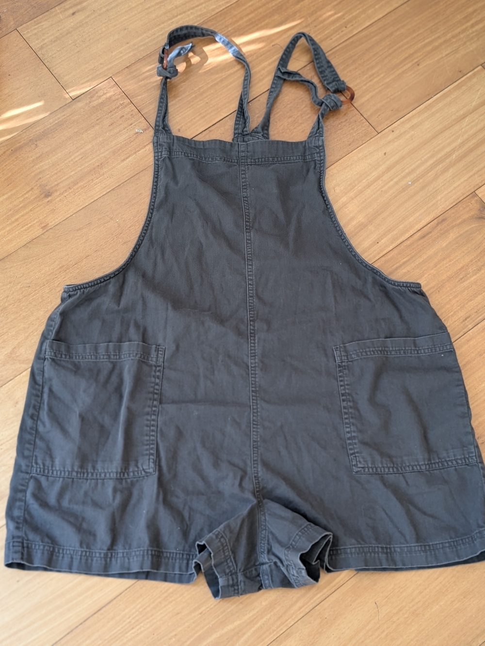 aerie Overall-Style Shortalls with Front Pockets